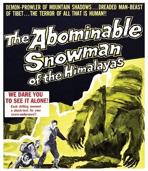 The Abominable Snowman Wood Print