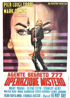Agente segreto 777 - Operazione Mistero Wooden Framed Poster