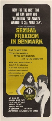 Sexual Freedom in Denmark Poster with Hanger