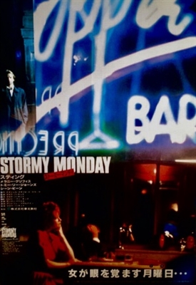 Stormy Monday Wooden Framed Poster