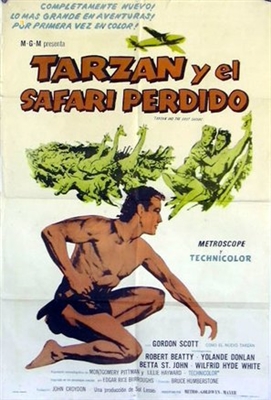 Tarzan and the Lost Safari Canvas Poster