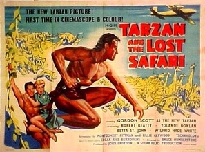 Tarzan and the Lost Safari Metal Framed Poster