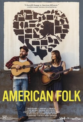 American Folk Poster with Hanger
