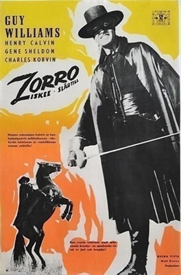 Zorro, the Avenger Poster with Hanger
