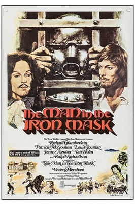 The Man in the Iron Mask Wood Print