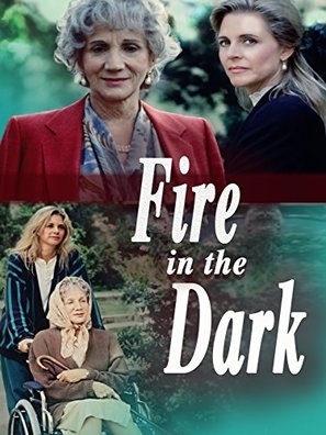 Fire in the Dark Canvas Poster