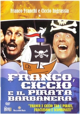 Franco, Ciccio e il pirata Barbanera Wood Print