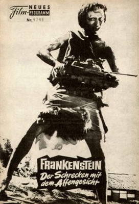 Furankenshutain tai chitei kaijû Baragon Poster with Hanger