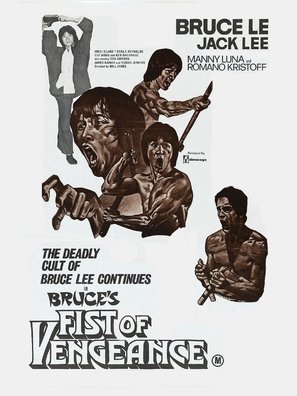 Bruce's Fists of Veng... Canvas Poster