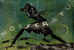 Nosferatu, eine Symphonie des Grauens Wood Print
