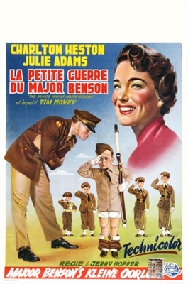 The Private War of Major Benson Wooden Framed Poster