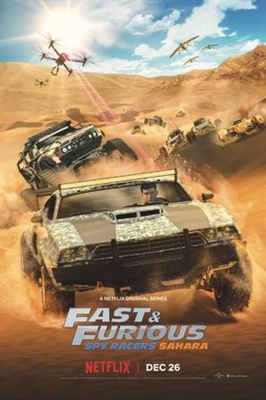&quot;Fast &amp; Furious: Spy Racers&quot; Poster with Hanger