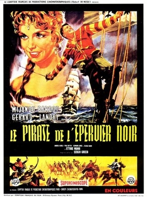 The Pirate of the Black Hawk Canvas Poster