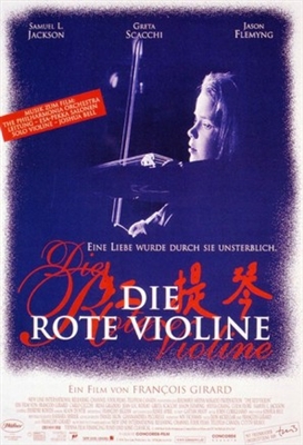 The Red Violin Wooden Framed Poster