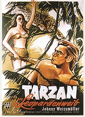 Tarzan and the Leopard Woman Wood Print