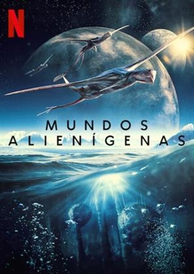 Alien Worlds Metal Framed Poster