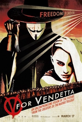 V for Vendetta Poster with Hanger