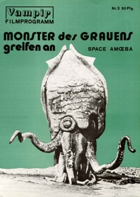 Space Amoeba Poster with Hanger