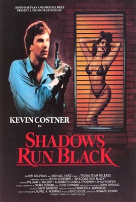 Shadows Run Black Canvas Poster
