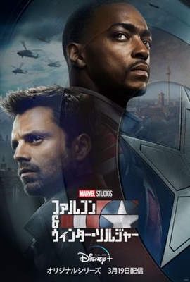 &quot;The Falcon and the Winter Soldier&quot; Wooden Framed Poster