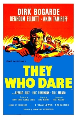 They Who Dare Wooden Framed Poster