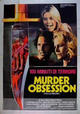 Murder obsession (Follia omicida) Wooden Framed Poster