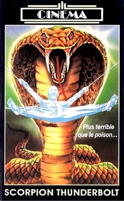 Scorpion Thunderbolt Wooden Framed Poster