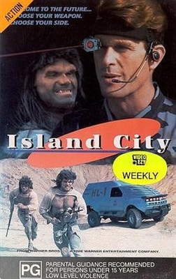 Island City Poster with Hanger