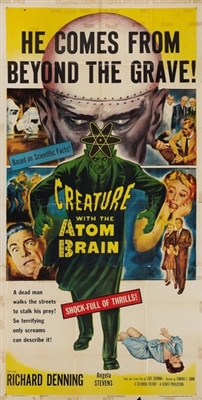 Creature with the Atom Brain Wood Print