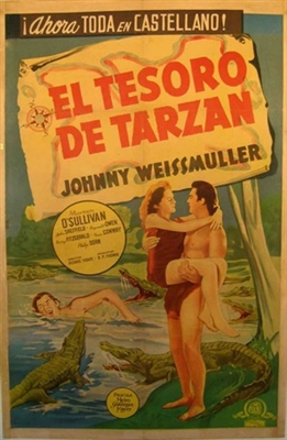 Tarzan's Secret Treas... Wooden Framed Poster