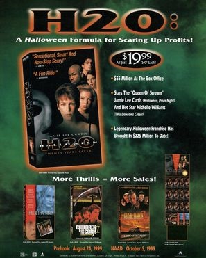 Halloween H20: 20 Years Later Wooden Framed Poster