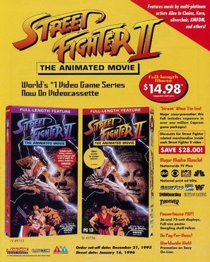 Street Fighter II Movie calendar