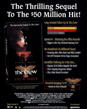 The Crow: City of Angels Canvas Poster