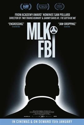 MLK/FBI Metal Framed Poster