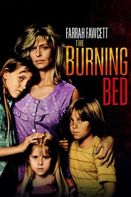 The Burning Bed Wooden Framed Poster