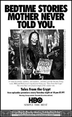 &quot;Tales from the Crypt&quot; Poster with Hanger