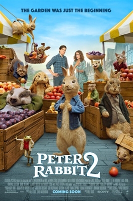 Peter Rabbit 2: The Runaway Wooden Framed Poster