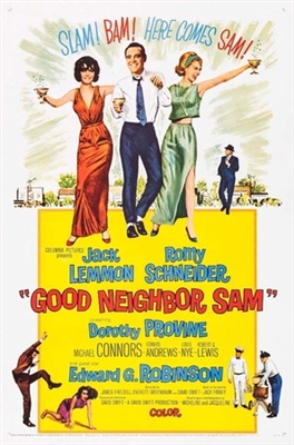 Good Neighbor Sam Wooden Framed Poster