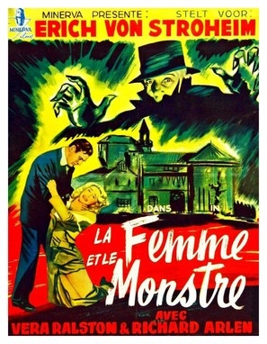 The Lady and the Monster Metal Framed Poster