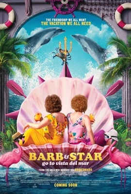 Barb and Star Go to Vista Del Mar pillow