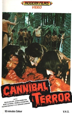 Terreur cannibale Metal Framed Poster