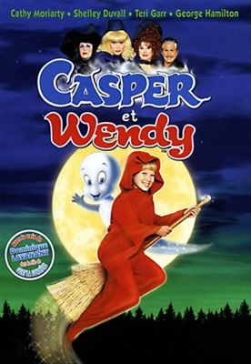 Casper Meets Wendy Wooden Framed Poster