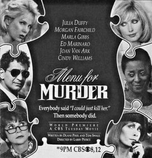 Menu for Murder Canvas Poster