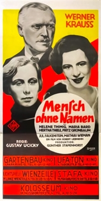 Mensch ohne Namen Poster with Hanger