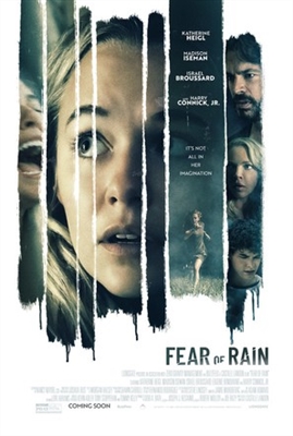 Fear of Rain Wooden Framed Poster
