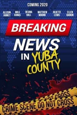 Breaking News in Yuba County Wooden Framed Poster