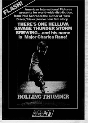 Rolling Thunder Wooden Framed Poster