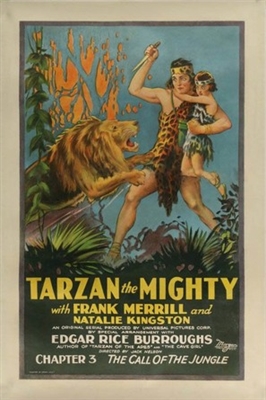 Tarzan the Mighty Wooden Framed Poster