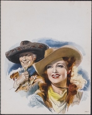 The Girl of the Golden West Wooden Framed Poster