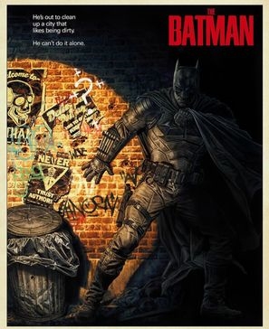 The Batman Wooden Framed Poster